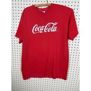 Coca-Cola Red T-Shirt Canada Graphic  sz large